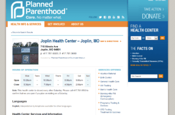 Planned Parenthood – Joplin